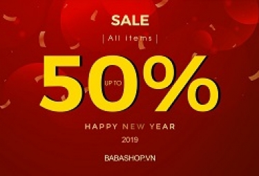 Khuyến Mãi Khủng !!! Sale UP TO 50% Cho Tất Cả Mặt Hàng Nhân Dịp Năm Mới !!!