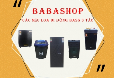 Các sản phẩm loa karaoke di động bass 3 tấc