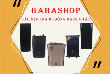 Các sản phẩm loa karaoke di động bass 4 tấc