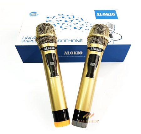 Micro không dây karaoke Alokio M02