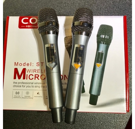 Micro không dây đa năng loa kéo karaoke st-313