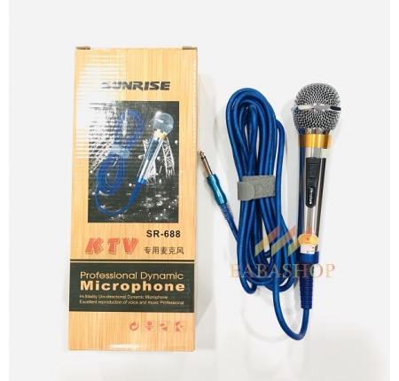 Micro Có Dây Karaoke Sunrise SR-688